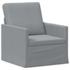vidaXL Sofa pojedyncza jasnoszary 70 x 81 x 82 cm tkanina