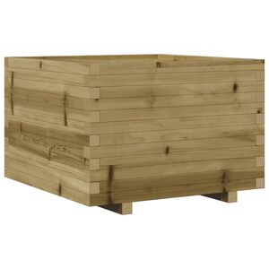 vidaXL Donica ogrodowa, 70x70x49,5 cm, impregnowane drewno sosnowe