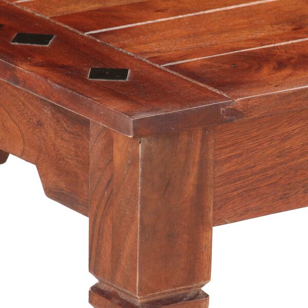 vidaXL Ławka, 110 cm, lite drewno akacjowe