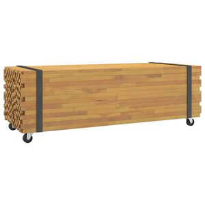 vidaXL Stolik kawowy, 110x45x35 cm, lite drewno tekowe