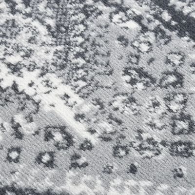 vidaXL Chodnik dywanowy, BCF, orientalny szary, 80x150 cm