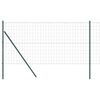 vidaXL Euro Fence Ground Fix 25 x 1,2 m Stal pokryta PVC zielony