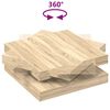 vidaXL Stolik kawowy obrotowy 360 stopni Sonoma Oak 90x90x34,5 cm