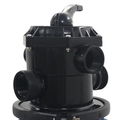 vidaXL Piaskowy filtr basenowy z zaworem 6 drożnym, niebieski, 560 mm