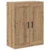 vidaXL Highboard 2 pcs Dąb rzemieślniczy Materiał drewnopochodny