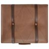 vidaXL Stołek ze schowkiem, 40 cm, brązowy, sztuczna skóra