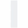 vidaXL Szafka narożna, biała, 33x33x132 cm, materiał drewnopochodny