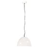 vidaXL Industrialna lampa wisząca, 25 W, biała, okrągła, 31 cm, E27
