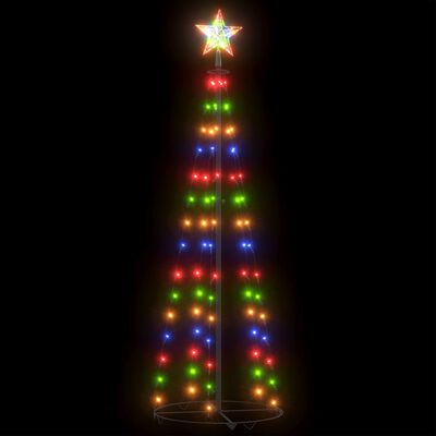 vidaXL Ozdoba świąteczna w kształcie choinki, 84 LED, 50x150 cm