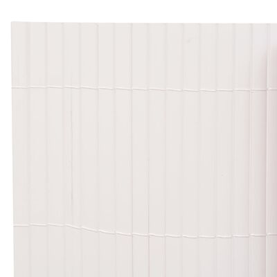 vidaXL Ogrodzenie dwustronne, 90x500 cm, białe