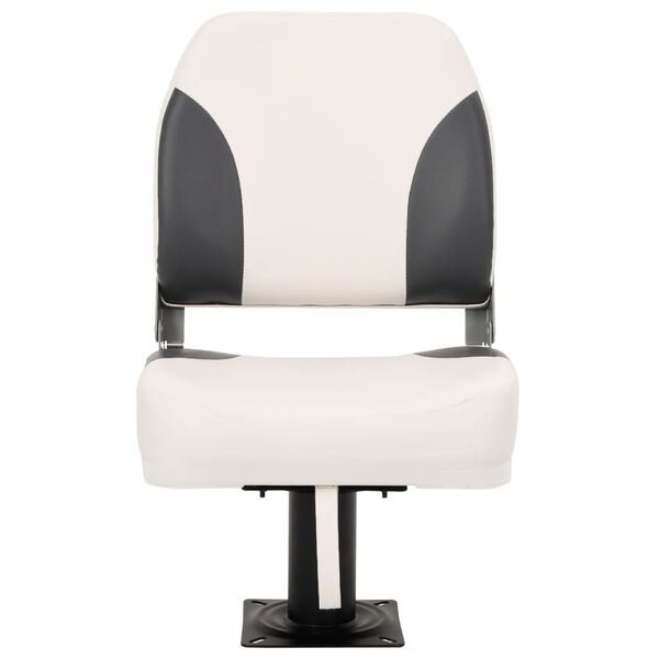 vidaXL Składane siedziska do łodzi, 4-cz., z niskim oparciem