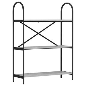 vidaXL P&oacute;łka na książki 3 poziomy 80 x 30 x 109 cm Drewno inżynieryjne