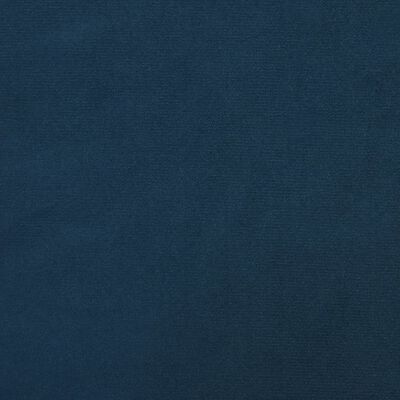 vidaXL 2-osobowa kanapa, niebieska, tapicerowana aksamitem