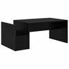vidaXL Stolik kawowy Czarny Dąb 90 x 45 x 35 cm Drewno inżynieryjne