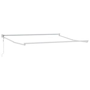 vidaXL Electric Awning Frame 3,5 x 2,5 m Biały