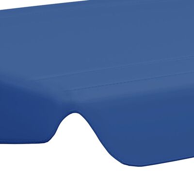 vidaXL Zadaszenie do huśtawki ogrodowej, niebieskie, 188/168x145/110cm