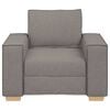 vidaXL Sofa Fotel Taupe 100x78x84 cm Tkanina