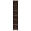 vidaXL Wysoka szafka, brązowy dąb, 30x41x185 cm