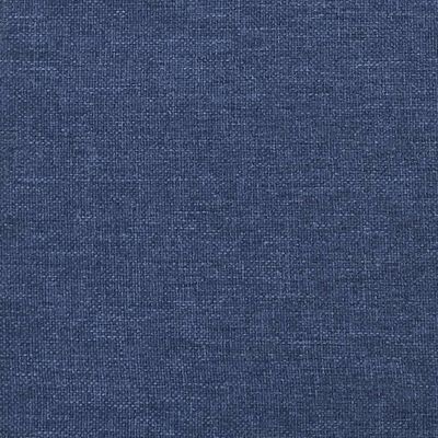 vidaXL 2-osobowa kanapa, niebieska, tapicerowana tkaniną