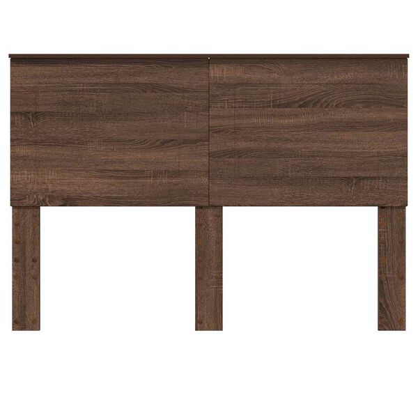 vidaXL Zagł&oacute;wek Brązowy dąb 200 cm Materiał drewnopochodny