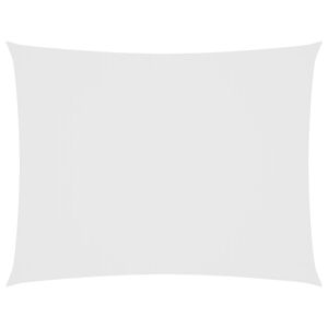 vidaXL Prostokątny żagiel ogrodowy, tkanina Oxford, 2,5x4 m, biały
