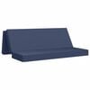vidaXL Składana Sofa Ł&oacute;żko 200 x 67 x 45 cm niebieski