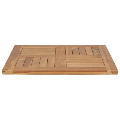 vidaXL Blat stołu, lite drewno tekowe, 60x60x2,5 cm