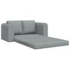 vidaXL Sofa Bed Jasnoszary 148 x 71 x 83 cm tkanina