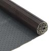 vidaXL Dywan prostokątny, ciemnobrązowy, 60x200 cm, bambusowy
