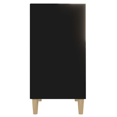 vidaXL Szafka czarna, 57x35x70 cm, płyta wiórowa