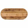 vidaXL Blat stołu, 110x40x2,5 cm, owalny, surowe drewno mango