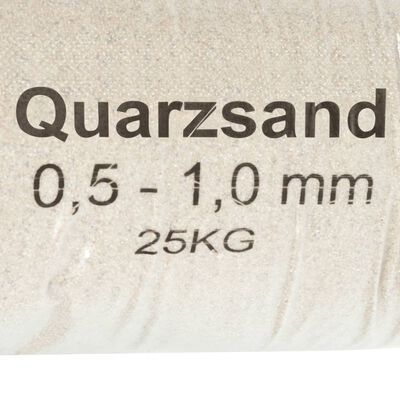 vidaXL Piasek filtracyjny, 25 kg, 0,5-1,0 mm