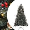 vidaXL Sztuczna choinka Zielony 150 cm PVC, plastik i stal