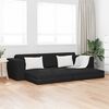 vidaXL Sofa Bed 200cm Czarny tkanina