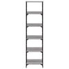 vidaXL Regał na książki, szary dąb sonoma, 50x33x188,5 cm