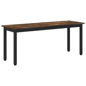 vidaXL ławka Dąb dymny 110 x 35 x 45 cm Drewno inżynieryjne
