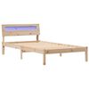 vidaXL Ramka ł&oacute;żka Brązowy 75 x 190 cm Lite drewno sosnowe