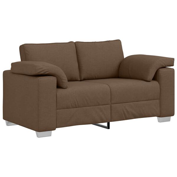 vidaXL Sofa Brązowy 160 x 77 x 82 cm tkanina