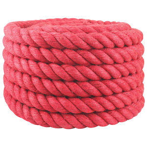 vidaXL Lina Jutowa 40 mm czerwony 100% juta Tossa