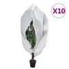 vidaXL Kaptury ochronne z suwakiem, 10 szt., 70 g/m² 1,55x1,55 m