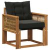 vidaXL Środkowa sofa ogrodowa Lite Drewno Akacji naturalny