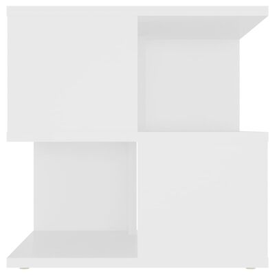 vidaXL Stolik boczny, biały, 40x40x40 cm, materiał drewnopochodny