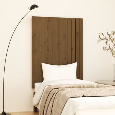vidaXL Wezgłowie łóżka, miodowy brąz, 82,5x3x110 cm, drewno sosnowe