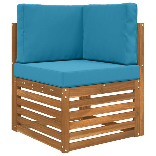 vidaXL Poduszka do sofy na zewnątrz 3 pcs Niebieski kr&oacute;lewski