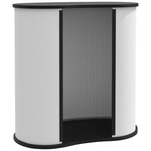 vidaXL Lada targowa, składana, 90x48x93 cm, materiał drewnopochodny