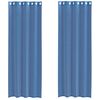 vidaXL Zasłony woalowe z przelotkami 2 szt. Royal Blue