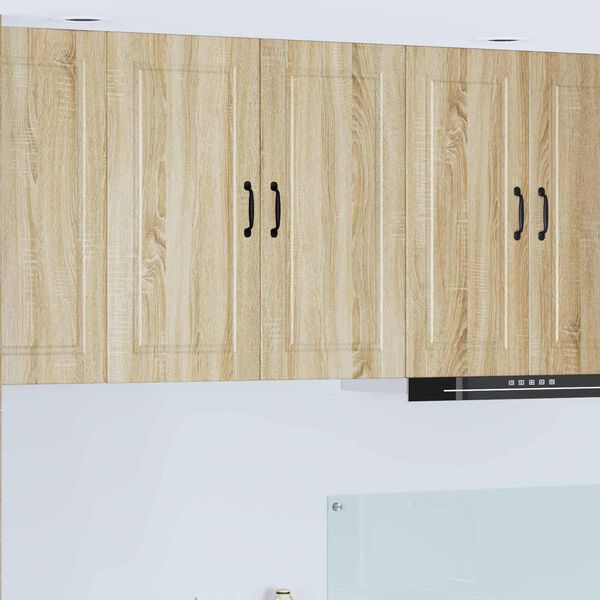 vidaXL Szafka kuchenna z p&oacute;łką z drzwiami Dąb Sonoma 80 x 31 x 80 cm