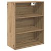 vidaXL Highboard Dąb rzemieślniczy 69,5 x 32,5 x 180 cm