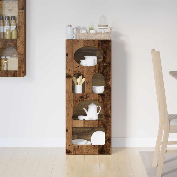 vidaXL Bufet Stare drewno 40 x 35 x 100,5 cm Materiał drewnopochodny