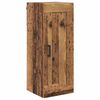 vidaXL Highboard z szufladą Stare drewno 34,5 x 34 x 180 cm